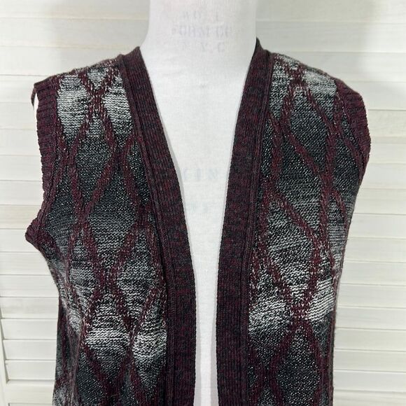 Cardigan Vest Size LP Christopher & Banks NWOT - Picture 2 of 16